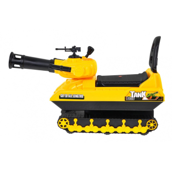 Jeździk Pchaczyk Czołg dla dzieci + Armata strzelająca + Obrotowa wieża + Klakson + Schowek Nocnik + 2 Piłki